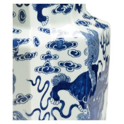 Alternative view of Ming Octagonal Vase