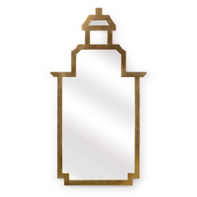 Pagoda Mirror - Gold