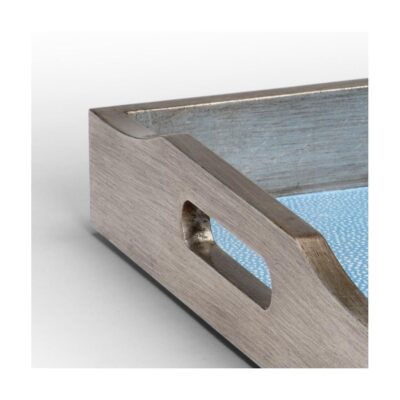Alternative view of Small Blue Shagreen Tray