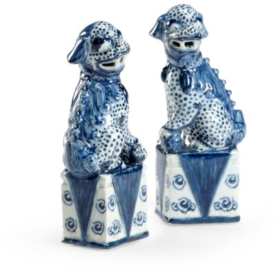 Blue And White Palace Dogs (Pr)