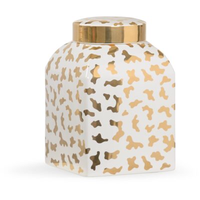 Jungle Ginger Jar - White