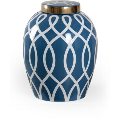 Sarah Ginger Jar - Blue