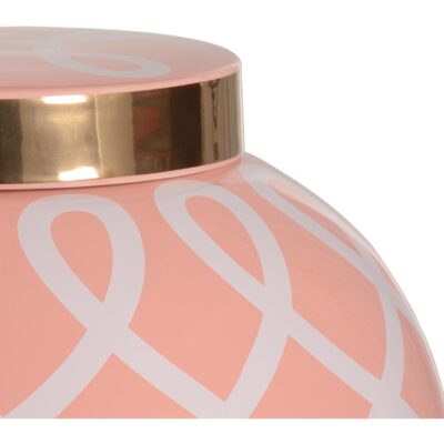 Alternative view of Sarah Ginger Jar - Coral