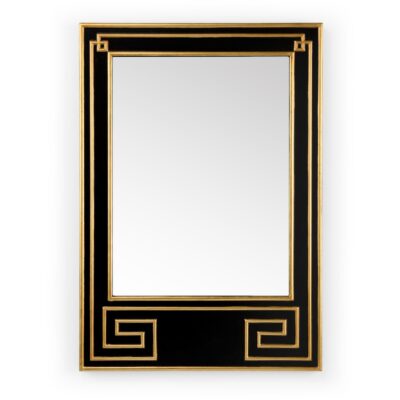 Greek Hall Mirror - Black