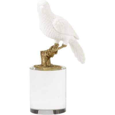 Parrot On Crystal - Round (Sm)