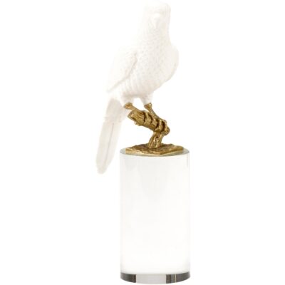 Parrot On Crystal - Round (Lg)