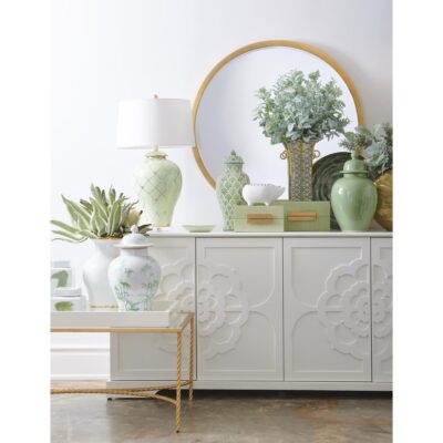 Alternative view of Matisse Urn - Green