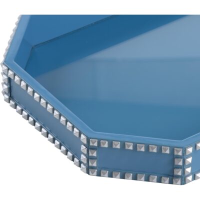 Alternative view of Chic Studded Tray - Blue