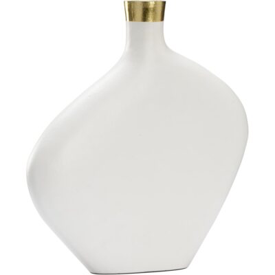 Asymmetric Vase - White (Lg)
