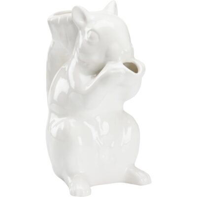 Squirrel Pitcher - White