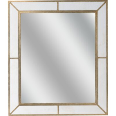 Madison Marbleized Mirror - Nickel