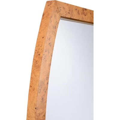 Alternative view of Hewett Mirror- Burlwood