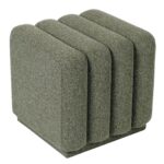 Pollo Square Ottoman in Moss