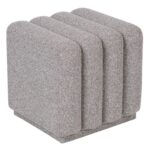 Pollo Square Ottoman in Stone