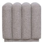 Pollo Square Ottoman in Stone - Image 4