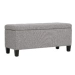 Sonos Storage Ottoman Bench in Stone