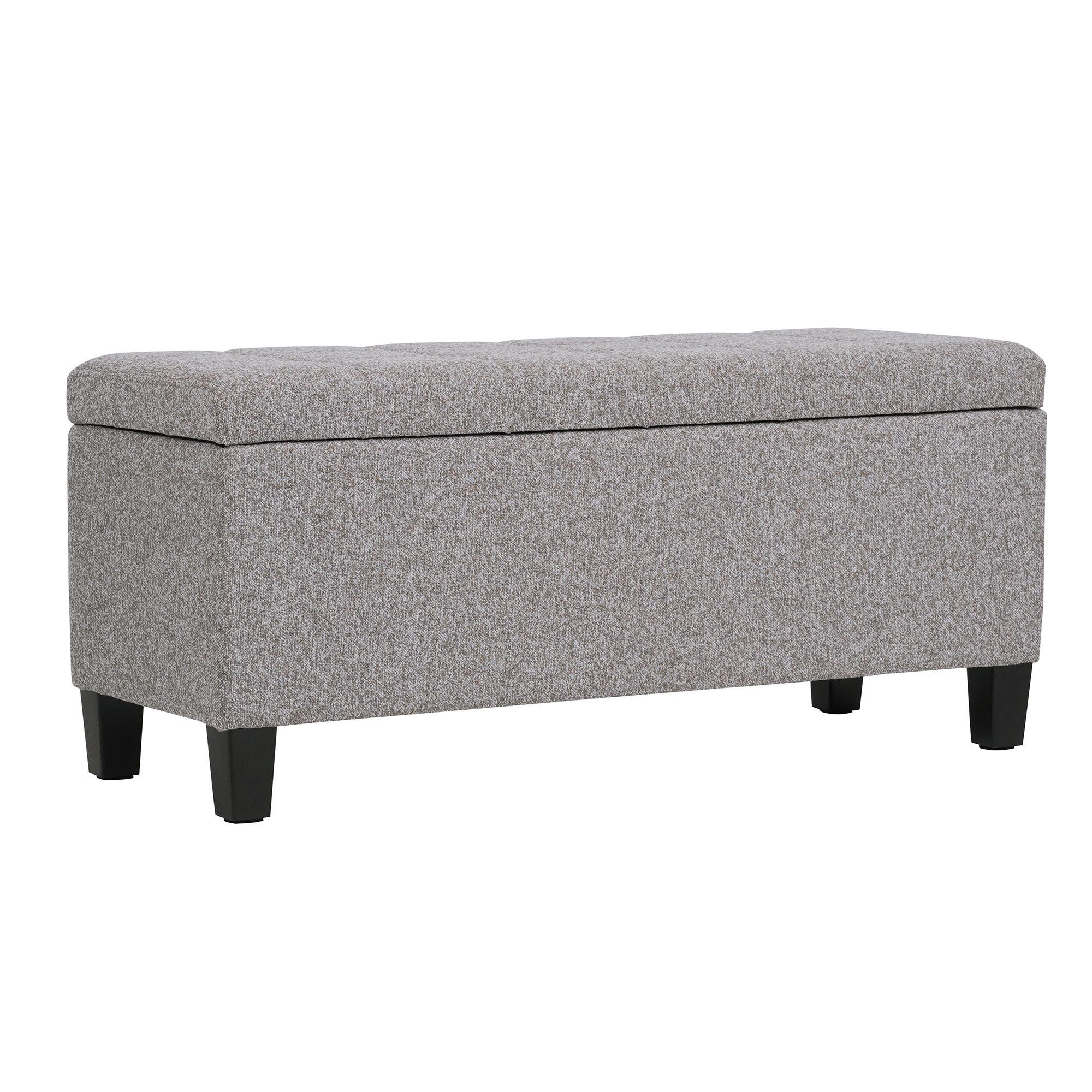 Sonos Storage Ottoman Bench in Stone
