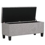 Sonos Storage Ottoman Bench in Stone - Image 3