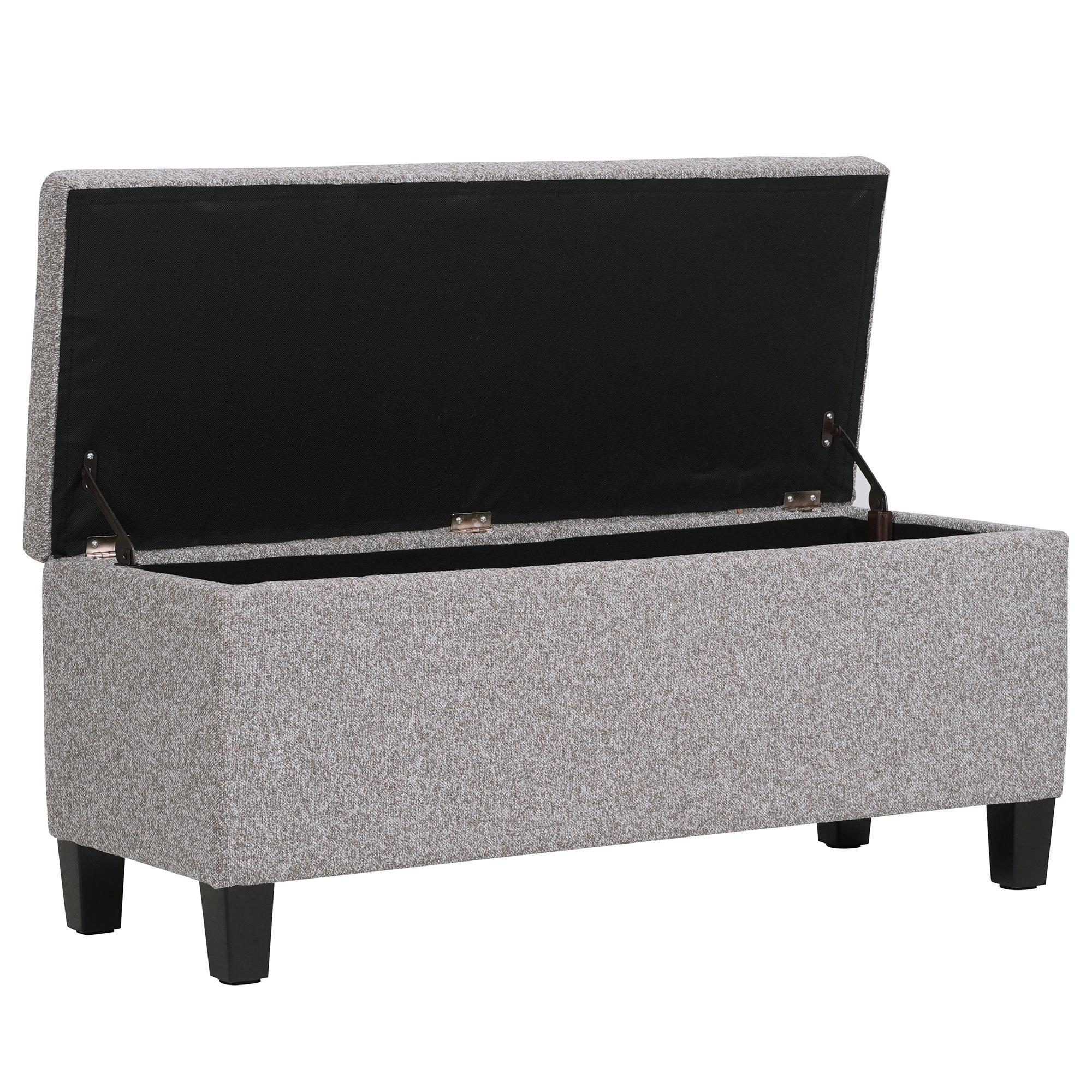 Sonos Storage Ottoman Bench in Stone - Image 3
