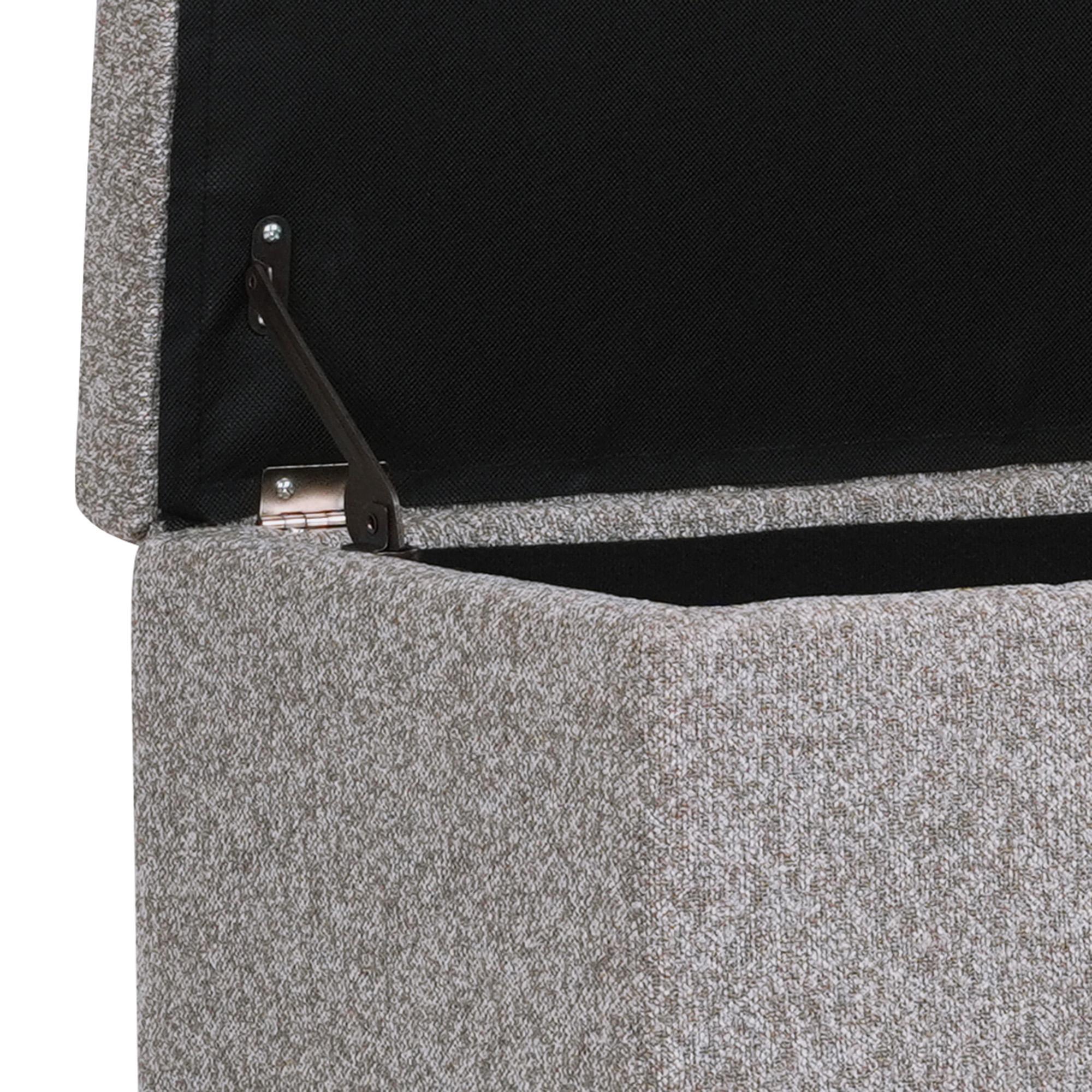 Sonos Storage Ottoman Bench in Stone - Image 6