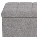 Sonos Storage Ottoman Bench in Stone - Image 7