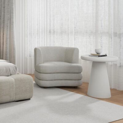Alternative view of Dorian Accent Chair in Beige