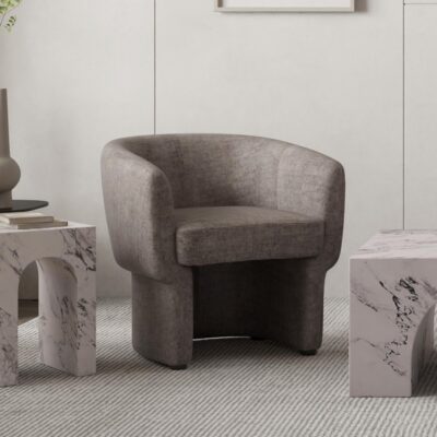 Alternative view of Sheri Accent Chair in Dark Taupe