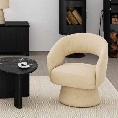 Alternative view of Santo Accent Chair in Beige