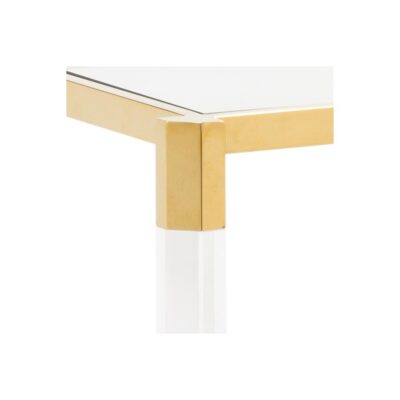 Alternative view of Boulevardier Bar Cart - Clear/Gold