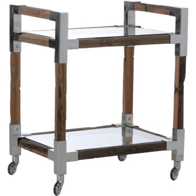 Rustic Glam Bar Cart (Sm)