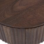 Balark Round 1 Drawer Accent Table in Walnut - Image 6
