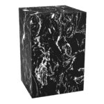 Artemis Tall Accent Table in Napoleon Black