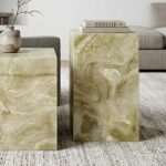 Artemis Tall Accent Table in Jade Onyx - Image 2