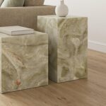 Artemis Tall Accent Table in Jade Onyx - Image 5