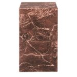 Artemis Tall Accent Table in Red Levanto - Image 3