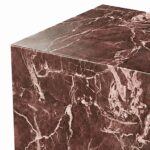 Artemis Tall Accent Table in Red Levanto - Image 6