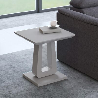 Alternative view of Corvus Accent Table in Warm Grey