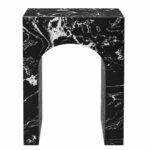 Atticus Square Accent Table in Napoleon Black - Image 3