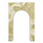 Atticus Square Accent Table in Jade Onyx - Image 3