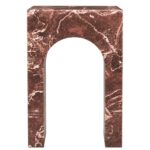 Atticus Square Accent Table in Red Levanto - Image 3