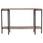 Johar Console Table, 52" in Natural and Black - Image 4