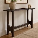 Zelda Console Table, 42" in Mocha - Image 2