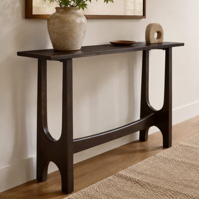 Alternative view of Zelda Console Table, 42" in Mocha