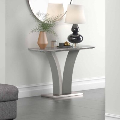 Alternative view of Napoli Console Table in Light Grey