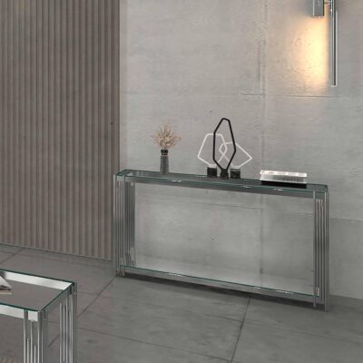 Alternative view of Estrel Console Table in Silver
