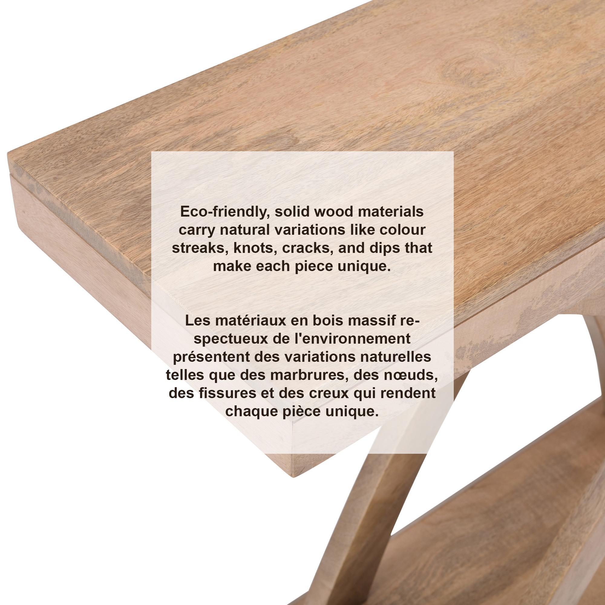 Lavina Console Table, 42" in Natural - Image 7