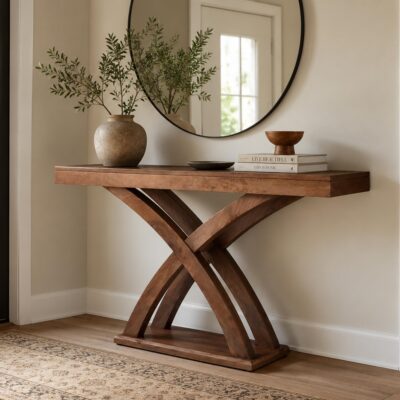 Alternative view of Lavina Console Table, 42" in Walnut