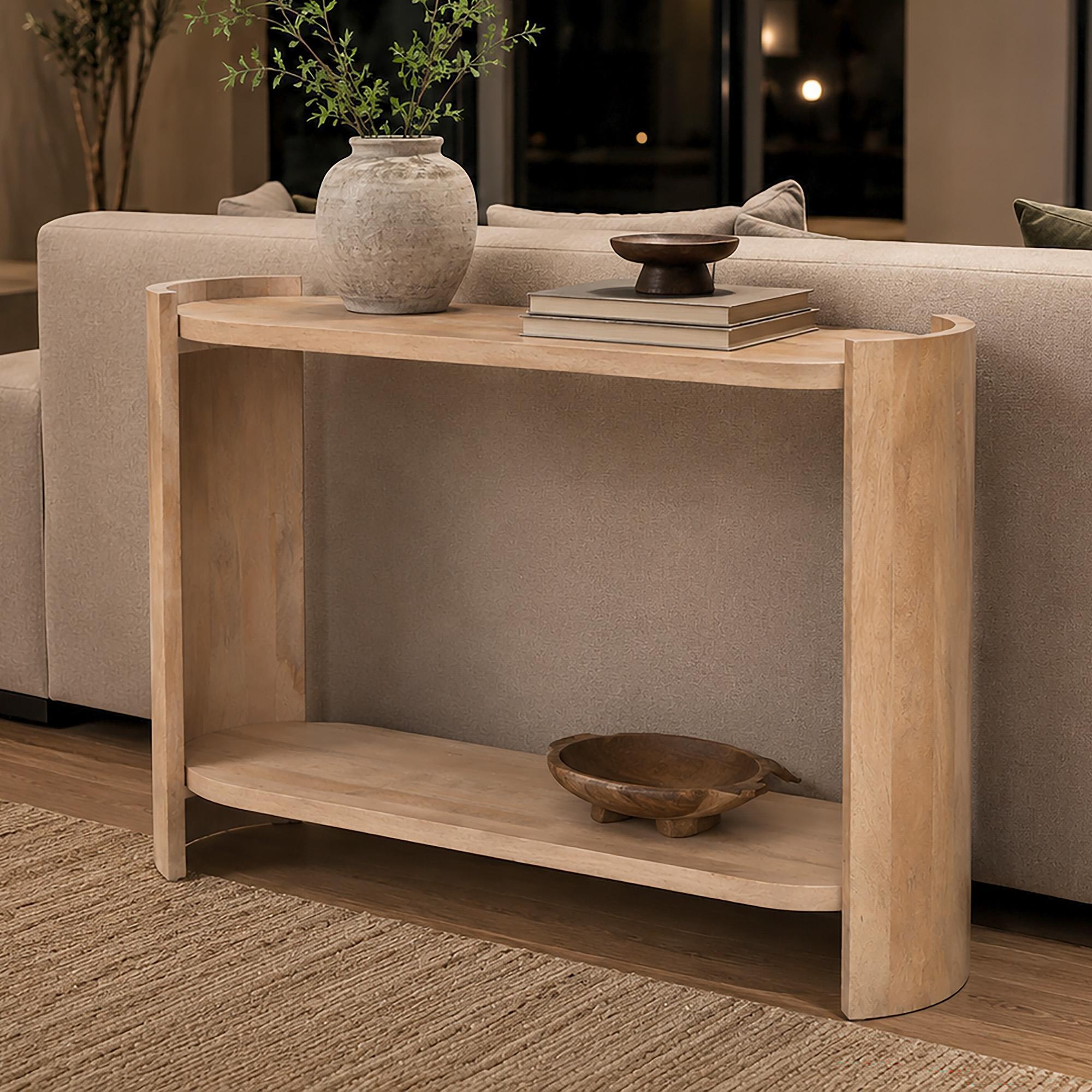 Grace Console Table, 42" in Natural - Image 2