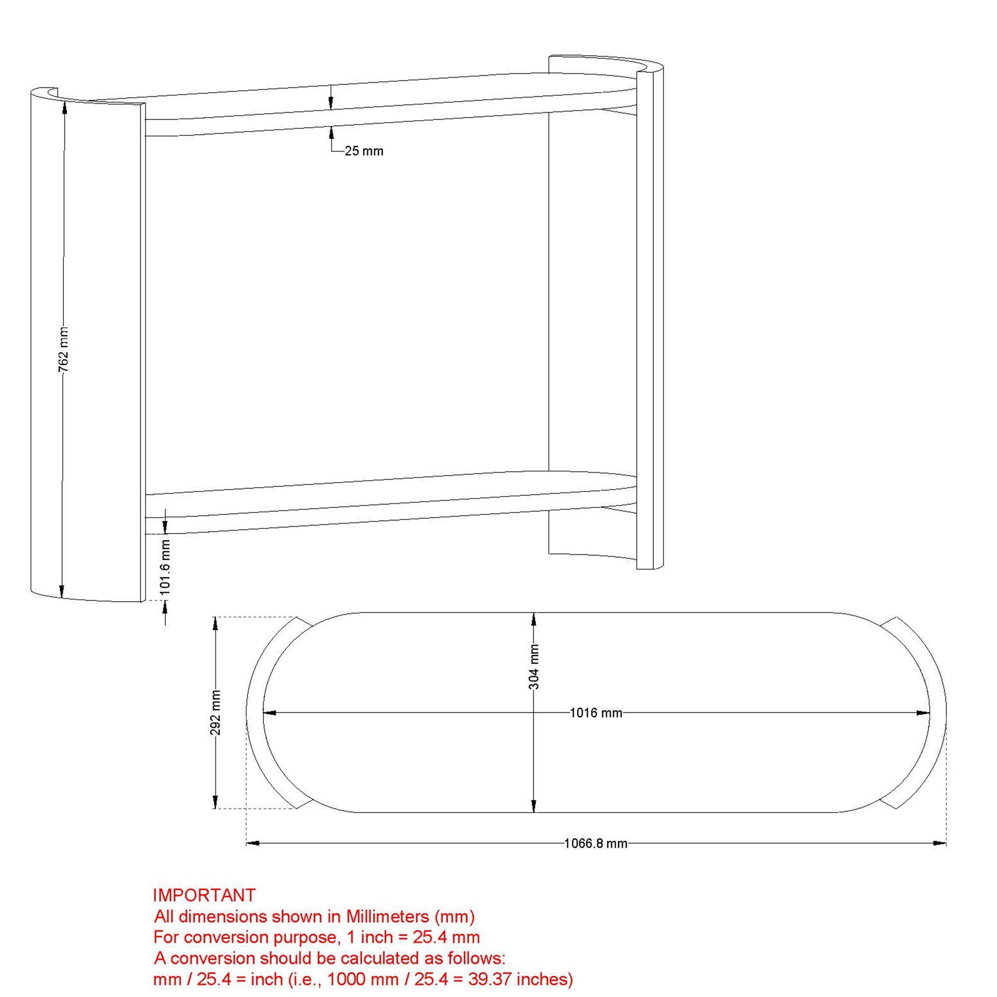 Grace Console Table, 42" in Natural - Image 8