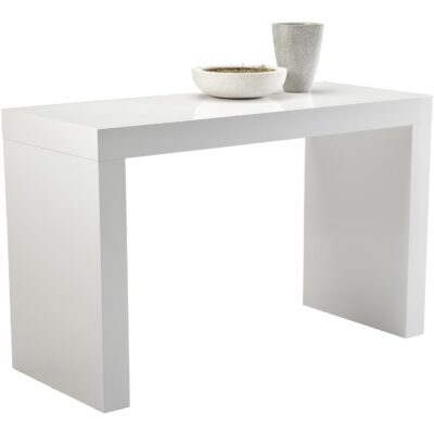 Alternative view of Faro Counter Table - High Gloss White